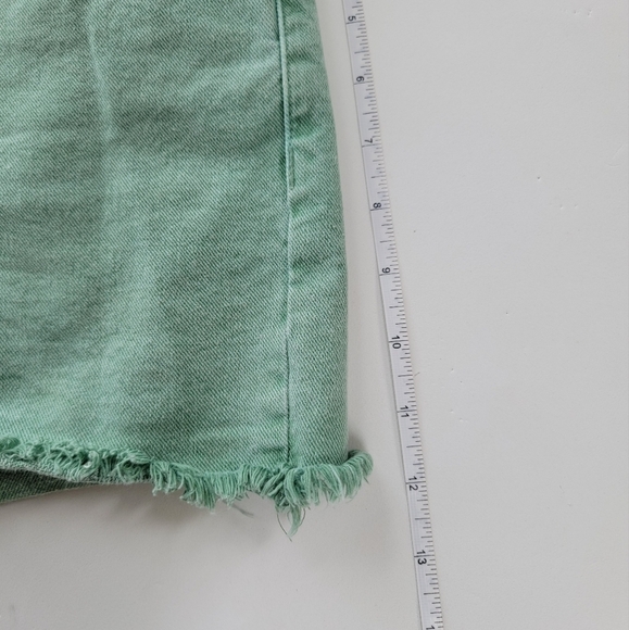 made and loved LOFT Green 5 Pocket Denim Shorts Size 29/8 - Picture 10 of 11